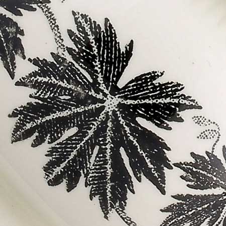 Arthur Percy Rörstrand The black Vinranka decor