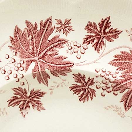 Arthur Percy Rörstrand Vinranka The red Vinranka decor
