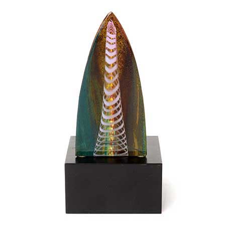 Bertil Vallien Atelier Objects Halfboat, height 14 cm