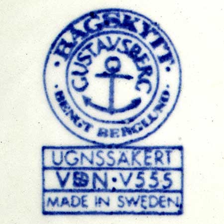 Bengt Berglund Gustavsberg The lower side of a Bågskytt object