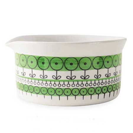 Berit Ternell Gefle Furuvik Bowl with spout, diameter 10 cm (3.9 in), 15 cm (5.9 in), and 17 cm / 6.7 in