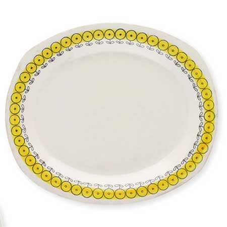 Berit Ternell Gefle Furuvik Oval dish, length 22 cm (8.7 in), 27 cm (10.6 in), and 32 cm (12.6 in)