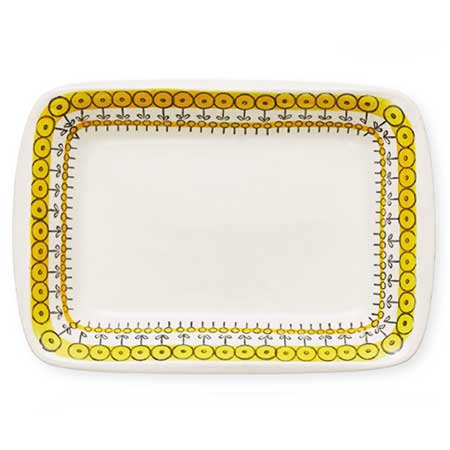 Berit Ternell Gefle Furuvik Rectangular dish, length 18 cm (7.1 in) and 24 cm (9.4 in)