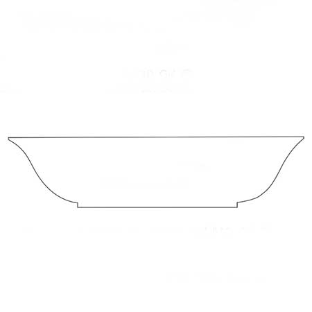 Berit Ternell Gefle Furuvik Round Bowl, diameter 22 cm (8.7 in) and 25 cm (9.8 in)