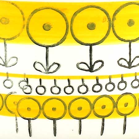 Berit Ternell Gefle The yellow Furuvik decor