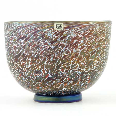Bertil Vallien Kosta Boda Bagdad Bowl, model 57636, diameter 15 cm