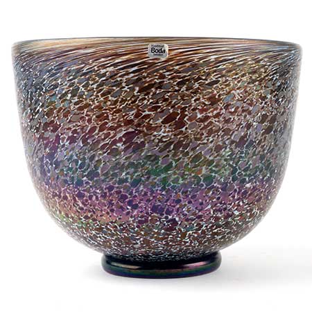 Bertil Vallien Kosta Boda Bagdad Bowl, model 57637, diameter 20 cm