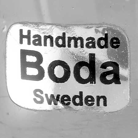 Bertil Vallien Boda Kennel’s ”Handmade, Boda, Sweden” sticker