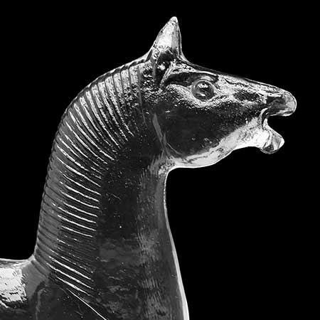 Bertil Vallien Boda Noah Horse, height 26 cm
