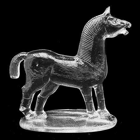 Bertil Vallien Boda Noah horse, height 26 cm