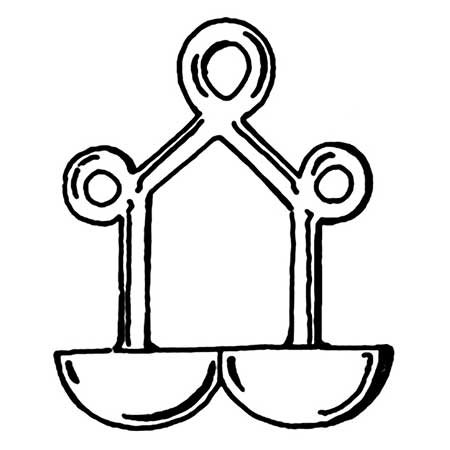 Bertil Vallien Kosta Boda Zodiacs Libra, diameter 22 cm