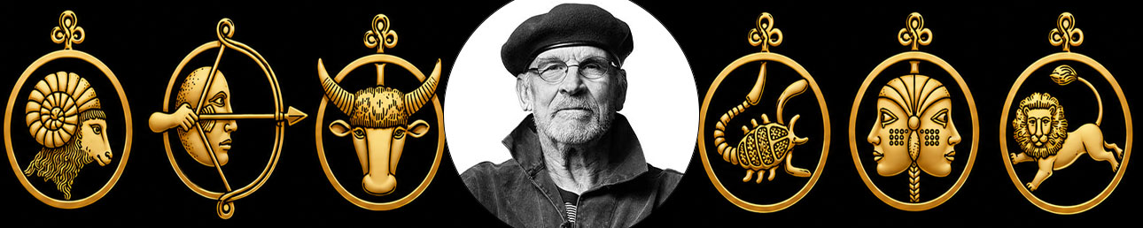 Bertil Vallien Kosta Boda Zodiacs