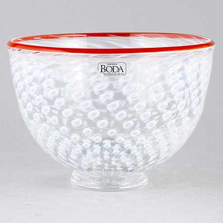 Bertil Vallien Kosta Boda Stratos Bowl, diameter 11 cm