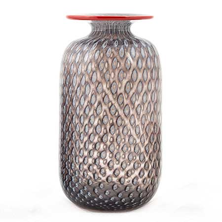 Bertil Vallien Kosta Boda Stratos Vase, height 21 cm