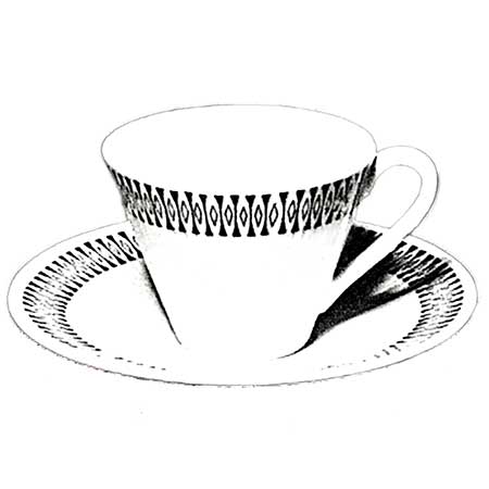 Bibi Breger Gustavsberg Cups Bagett svart (coffee cup)