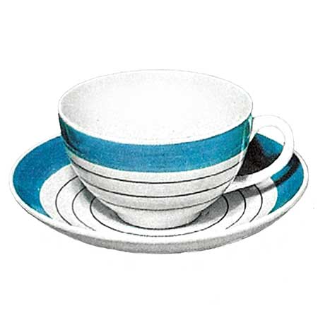 Bibi Breger Gustavsberg Cups La Ronde blå (teacup)
