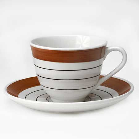 Bibi Breger Gustavsberg Cups La Ronde röd (teacup)