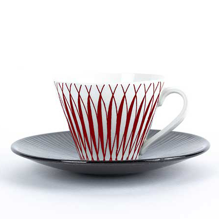 Bibi Breger Gustavsberg Cups Lancett röd (coffee cup)