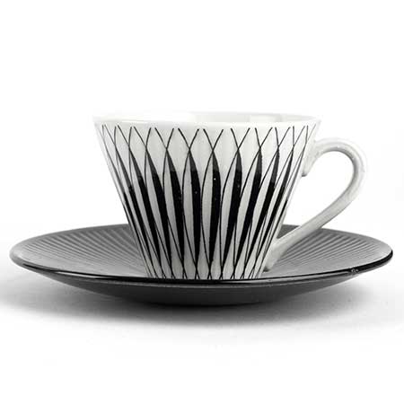 Bibi Breger Gustavsberg Cups Lancett svart (coffee cup)