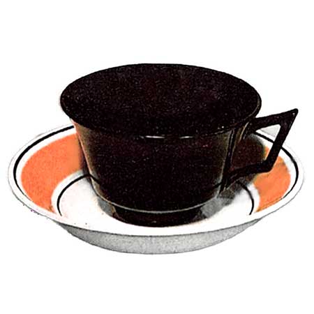 Bibi Breger Gustavsberg Cups Plage röd (teacup)