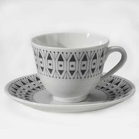 Bibi Breger Gustavsberg Cups Prick grå (coffee cup)