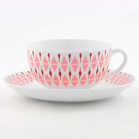 Bibi Breger Gustavsberg Cups Prisma röd (teacup)