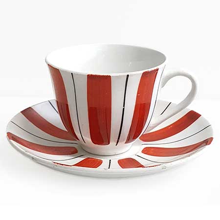 Bibi Breger Gustavsberg Cups Strada röd (coffee cup)