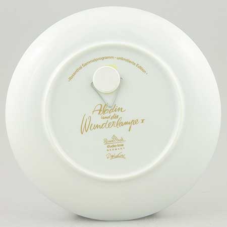 Björn Wiinblad Nymölle Aladin Plates Motif 1, Aladin and the magic lamp
