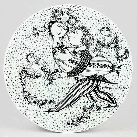 Björn Wiinblad Nymölle Month Wall Plaques Victorie (March)