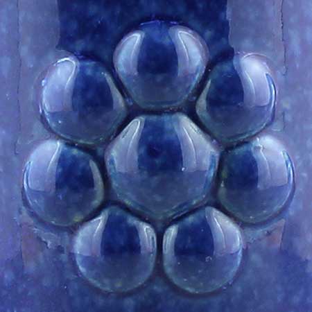 Britt-Louise Sundell Gustavsberg The bead decor and blue glaze of a Kuli object
