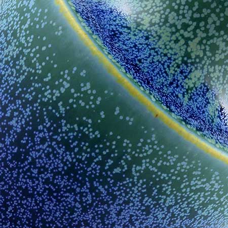 Britt-Louise Sundell Gustavsberg The blue/green glaze of a Rondo object
