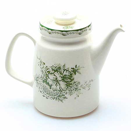 Carl-Harry Stålhane Rörstrand Gröna Anna Coffee pot, height 19 cm