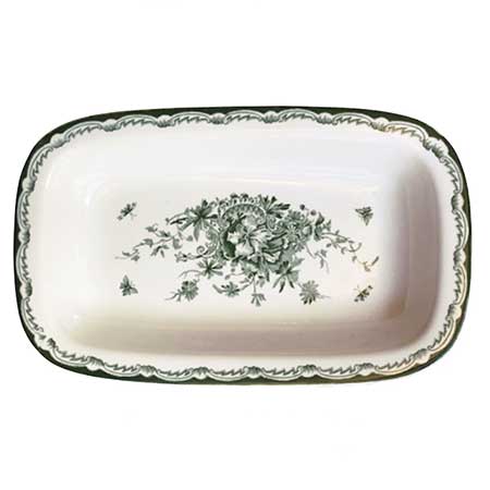 Carl-Harry Stålhane Rörstrand Gröna Anna Dish, length 24 cm