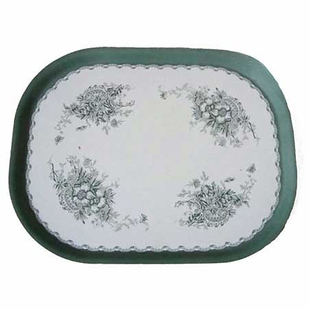 Carl-Harry Stålhane Rörstrand Gröna Anna Plastic metal dish, length 43 cm