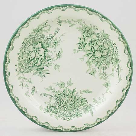 Carl-Harry Stålhane Rörstrand Gröna Anna Plate, diameter 18, 21 and 24 cm