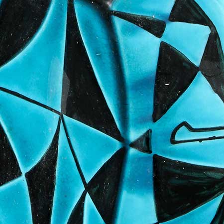 Carl-Harry Stålhane Rörstrand The turquoise Havanna glaze