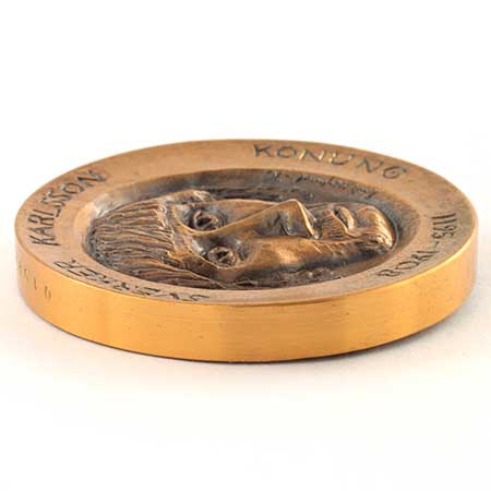 Erik Höglund Bronze Medallions with King Motifs Sverker Karlsson (1195–1208)