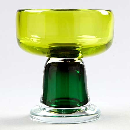 Erik Höglund Glass from Chribska, Novy Bor, and Rovne Bowl, height 18 cm