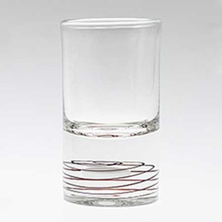 Erik Höglund Glass from Chribska, Novy Bor, and Rovne Water glass, height 13 cm