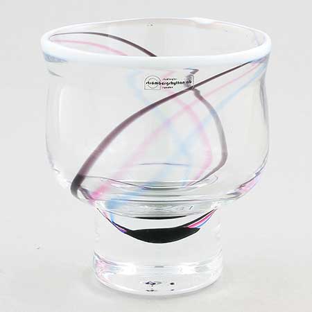 Erik Höglund Studioglas Strömbergshyttan Glass Bowl, diameter 12 cm