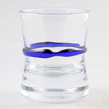 Erik Höglund Studioglas Strömbergshyttan Glass Drinking glass, height 10 cm