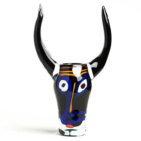 Erik Höglund Studioglas Strömbergshyttan Glass Sculpture, unique, height 51 cm