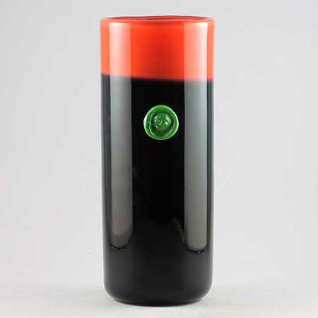 Erik Höglund Studioglas Strömbergshyttan Glass Vase, limited edition of 25, height 25 cm