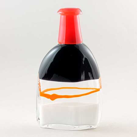 Erik Höglund Studioglas Strömbergshyttan Glass Vase, limited edition of 25, height 21 cm