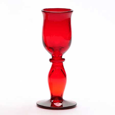 Erik Höglund Vrigstad Glass Goblet, height 15 cm