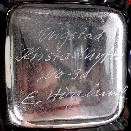 Erik Höglund Vrigstad Glass Lower side of a non-limited Vrigstad object