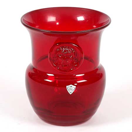 Erik Höglund Vrigstad Glass Vase, height 15 cm
