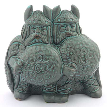 Ester Wallin Upsala-Ekeby figurine Vikings (model 0151), 1970, height 18 cm