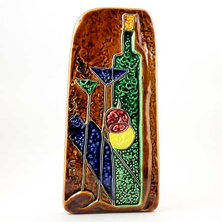 Ester Wallin Upsala-Ekeby wall plaques Still life (model 0140), 1970, height 37 cm