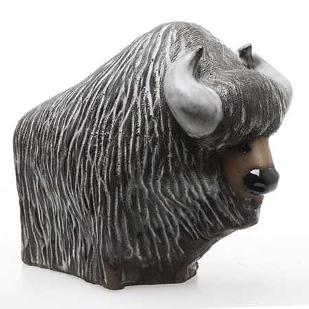 Göran Andersson Upsala–Ekeby Animals Bison, 1966, model number 6049, length 18 cm